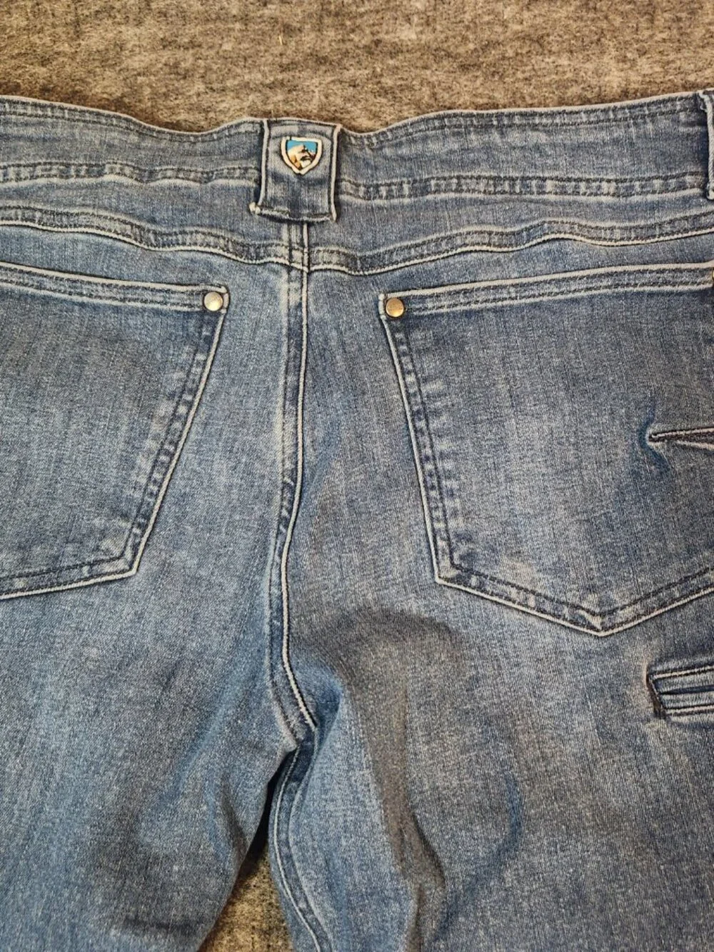 KUHL Men's Size 34x30 Blue Indigo Dye Stretch Performance Denim Jeans